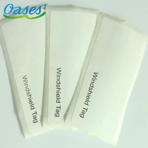 Tamperproof UHF лобового скла Управління RFID наклейки для автомобілів